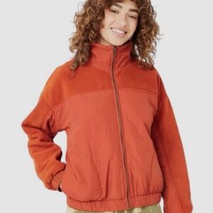 Wild Fable Orange Penny Fleece Sherpa Jacket Sz XXL 2X Womens  Coat Zip Up
Comfy